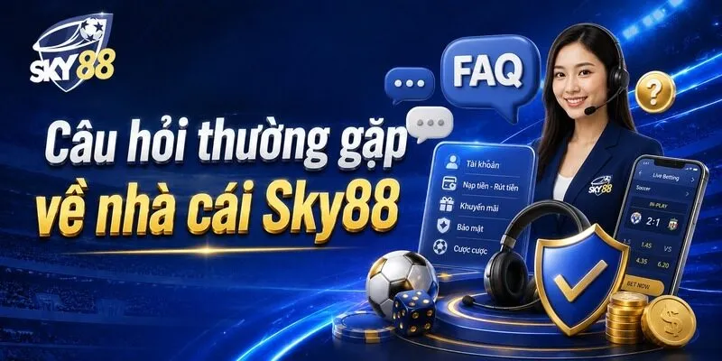 Các câu hỏi phổ biến khi trải nghiệm cá cược trên Sky88